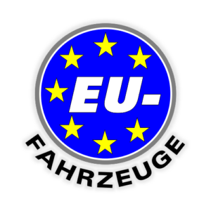 EU-FAHRZEUGE Logo mit weisser Corona
